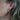 Circle Creolen Weißgold Profil am Ohr – Fairmined Gold Schmuck Berlin